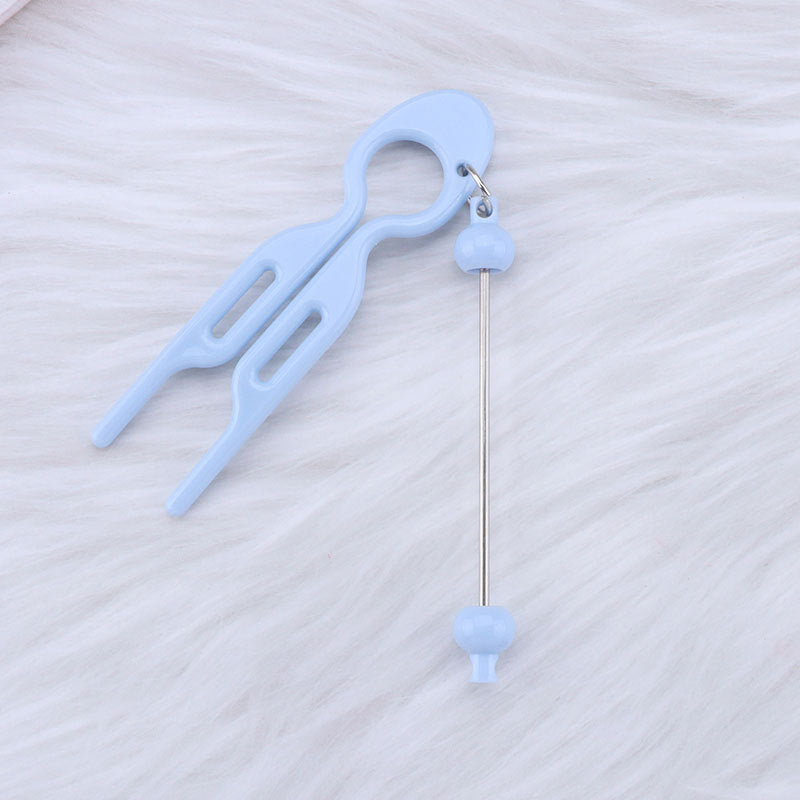 Wholesale 2pcs DIY Beaded Comb U-shaped Hairpin Ball Hairpin